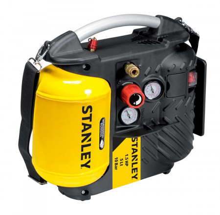 Compressore portatile oilless Stanley DN 200/10/5, 5 litri portatile con tracolla