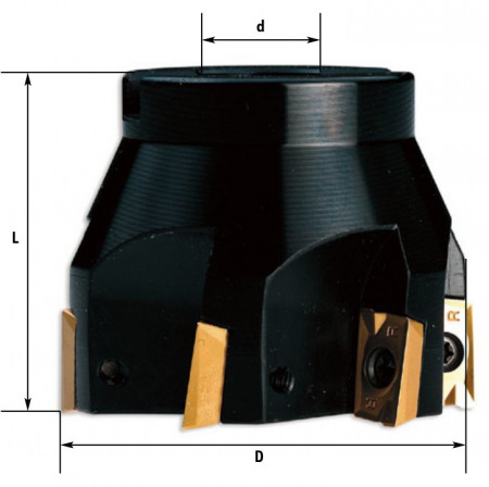 Fervi F302/063 - Fresa a inserto