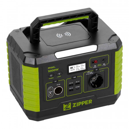 Zipper ZI-PS1000 - Generatore di corrente portatile a batteria - 1000W
