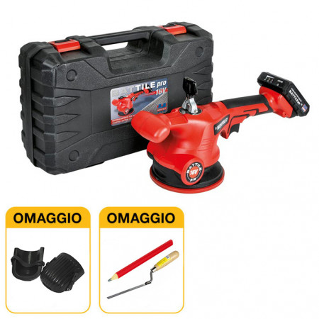 Montolit Battile Pro - Ventosa battente a batteria per piastrelle e lastre