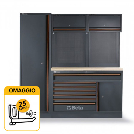 Beta C45PRO EW - Combinazione arredo officina C45PRO