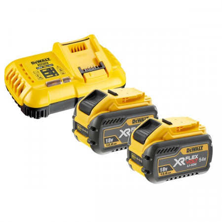 Dewalt DCB118Y2-QW - Starter kit - 2 x XR FLEXVOLT 12Ah + Caricabatteria 8A