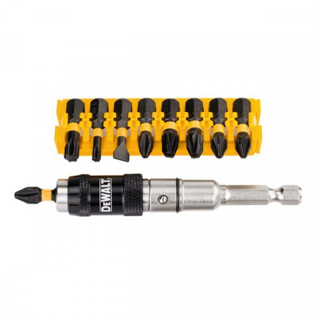 Dewalt DT70518 - Set 10 inserti portainserti magnetico snodato