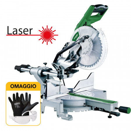 Holzstar KGZ 255 E - Troncatrice radiale con laser e omagio