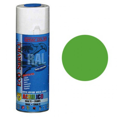 Eco Service RAL6018 spray 400ml - Verde Giallastro