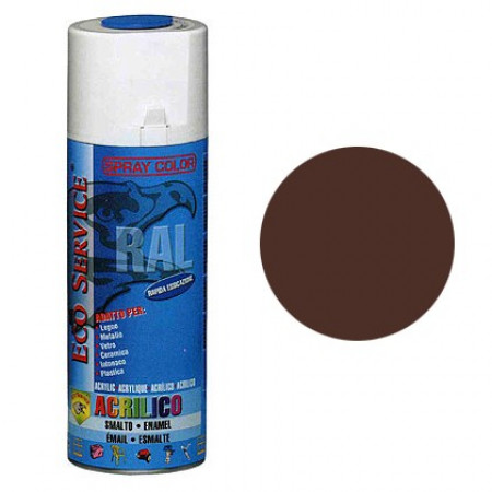 Eco Service RAL8016 spray 400ml - Marrone Mogano