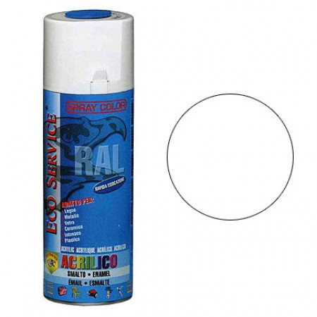 Eco Service RAL9010 spray 400ml - Bianco Lucido