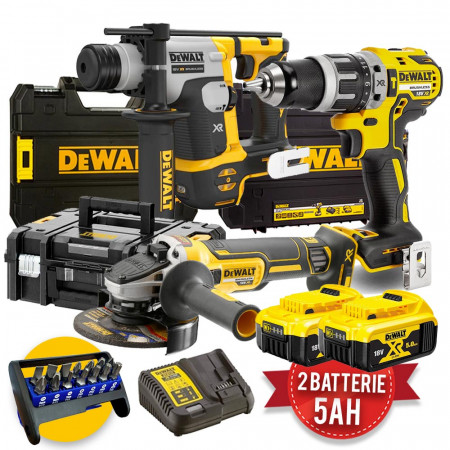 KIT ELETTROUTENSILI A BATTERIA DEWALT 18 VOLT