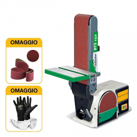 Holzstar BTS 150 - Levigatrice combinata disco e nastro con omaggio 