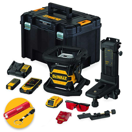 Dewalt DCE080D1RS-QW - Laser rotante con raggio rosso 18V