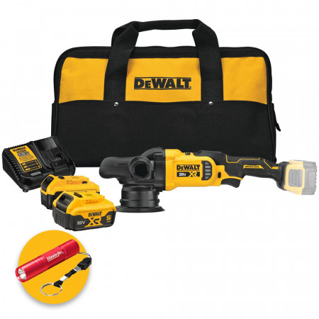Dewalt DCM848P2-QW - Lucidatrice roto-Orbitale 125mm XR 18V 2 x 5.0Ah