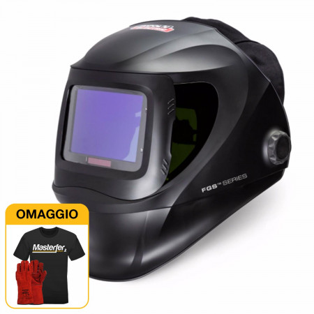 Lincoln Electric Viking 3250D FGS - Maschera a casco per saldatura professionale autoscurante con omaggio 