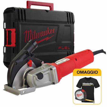 Milwaukee AGV 12 X DEC-SET - Smerigliatrice con cuffia di aspirazione per taglio 