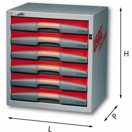Usag 5000 D6 - Matrix - Composizione con cassetti