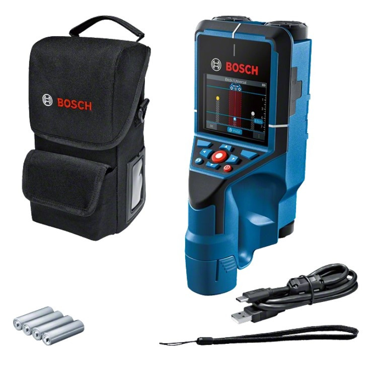 Bosch 0601081600 D-TECT 200 C Professional Rilevatore metalli tubi cavi  elettrici legno plastica detector