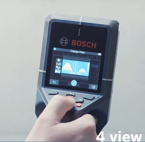 Bosch 0601081600 D-TECT 200 C Professional Rilevatore metalli tubi