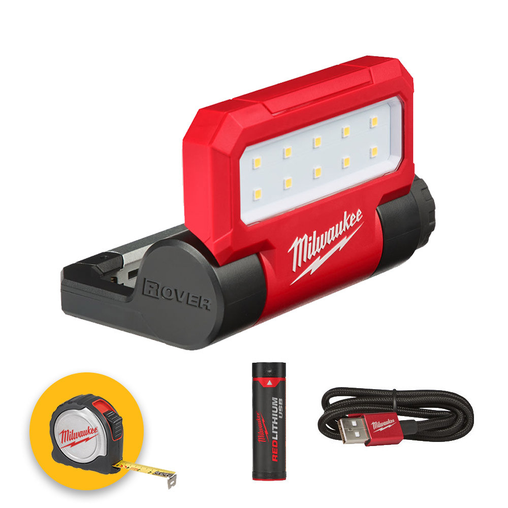 Milwaukee L4 FFL-301 - Torcia tascabile a faro 550 lumen USB cod.  4933479766