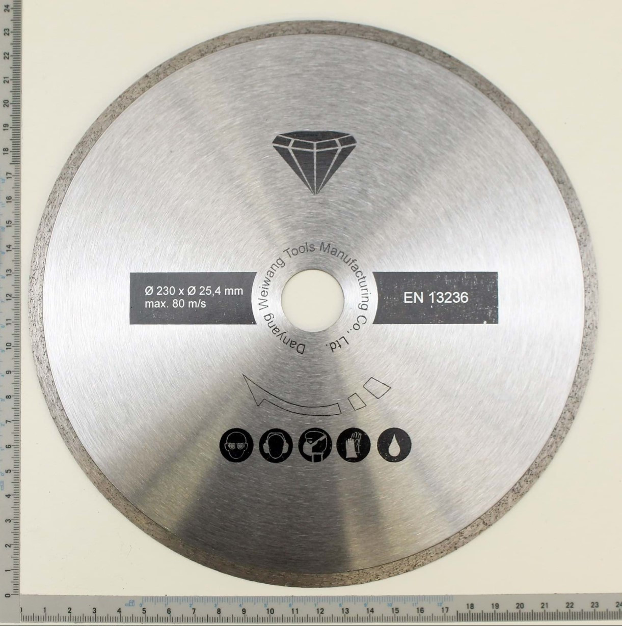SCHEPPACH 7906700704 Disco diamantato ø 230 x 25.4 mm per ceramica per  FS4700