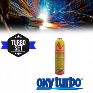 Oxyturbo Maxy Gas 350g cartuccia gas con valvola 7/16 cod. 483200 per Kit Turboset