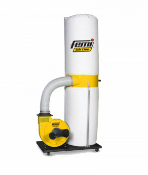 Femi Job Line DC 352 Plus - Aspiratore per trucioli a ciclone carrellato 