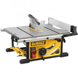 Dewalt DWE7492 - Banco sega professionale, disco 250mm VISTA LATERALE DELLA TRONCATRICE LEGNO