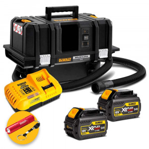 Dewalt DCV586MT2-QW - Aspiratore solidi/liquidi XR Flexvolt 54V 2 x FV 6.0Ah