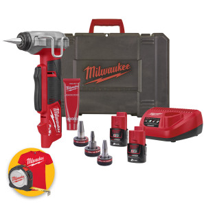 Milwaukee M12 FPXP-I06202C - Kit espansore compatto a batteria 12V per sistema UPONOR Q&E