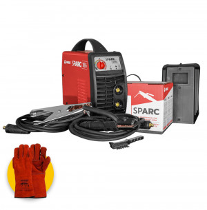 Helvi Sparc 186 - Saldatrice a elettrodo MMA con kit 160A 