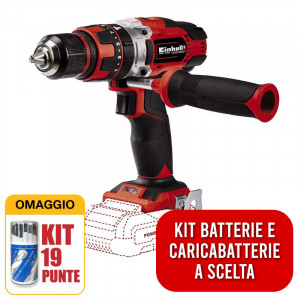 Einhell TE-CD 18/48 Li - Trapano avvitatore a batteria 18V con percussione con omaggio