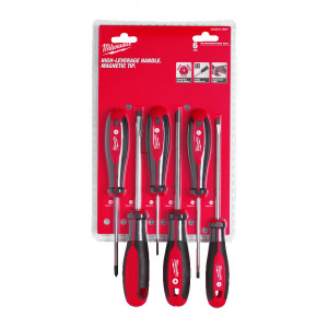 Milwaukee 4932471807 - Set giraviti - 6 pezzi cacciaviti magnetici 