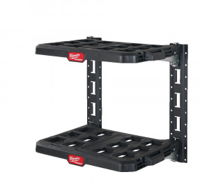 Milwaukee 4932472127 - Scaffalatura mobile per sospensione valigette Packout a parete 