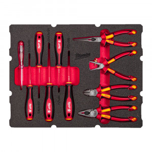 Milwaukee 4932493637 - Set di utensili isolati - 10 pezzi 