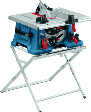 Bosch GTS 635-216 + GTA 560 - Banco sega troncatrice legno + piedistallo + lama extra per legno