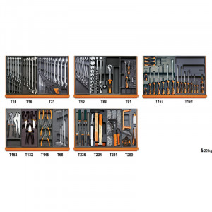 Beta 5904VI/2T - Assortimento di 153 utensili per manutenzioni industriali in mo