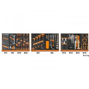 Beta 5904 VU/1M - 00059041201 Assortimento di 91 utensili per impiego universale in termoformato morbido