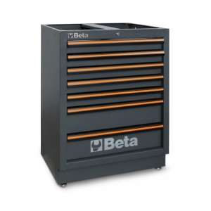 Beta C45PRO M7 - Modulo fisso con 7 cassetti per arredo officina C45PRO