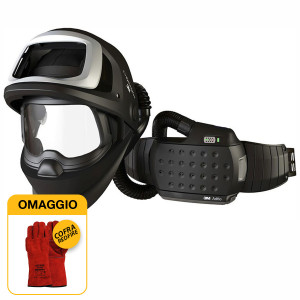 3M 9100 FX Air Speedglas - Maschera per saldatura con respiratore Adflo (senza filtro ADF) con OMAGGIO
