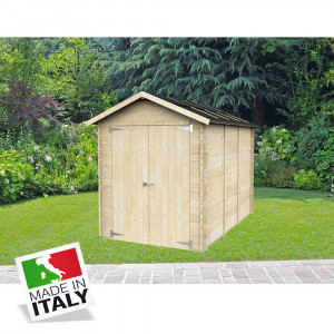 ALCE FIAMMA - CASETTA IN LEGNO BH16 dim. 178X273 cm PORTA DOPPIA CIECA