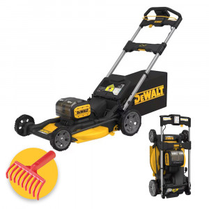 Dewalt DCMWP134N-XJ - Rasaerba a spinta a doppia batteria 18V - taglio 53 cm - solo corpo 