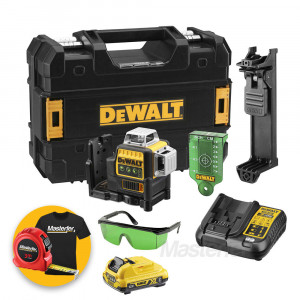 Tracciatore laser Dewalt DCE089D1G - 3 linee 360° XR 10.8V raggio verde