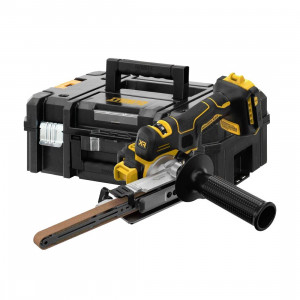  Dewalt DCM200NT-XJ - Levigatrice a nastro a batteria 18V per finitura e sbavatura - solo corpo 