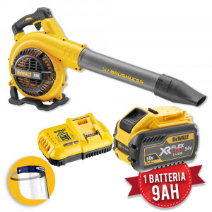 Dewalt DCM572X1-QW, soffiatore a batteria 54V 9Ah XR FLEXVOLT