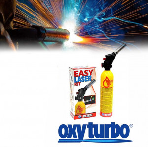 Oxyturbo Easylaser kit - Cannello professionale per saldatura/brasatura con bombola Maxy Gas 