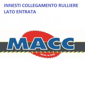 MACC 104/38 innesti per collegamento rulliera lato entrata