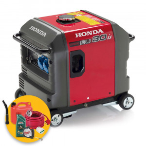 Honda EU30is - Generatore di corrente inverter silenziato carrellato - 3Kw