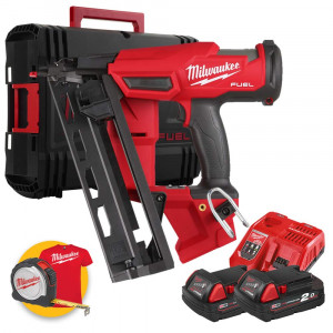 Milwaukee M18 FN16GA-202X - Groppinatrice a batteria 18V, 2 x 2Ah