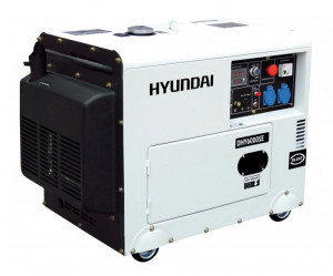 Generatore di corrente silenziato con ATS Hyundai 65231/65299 - DHY6000SE-ATS