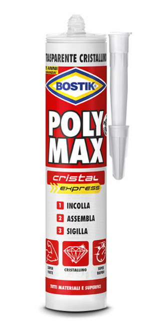 Adesivo Bostik POLY MAX Cristal Express - 300gr