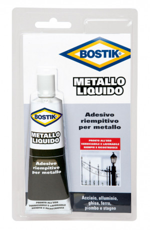 Adesivo riempitivo per metallo Bostik METALLO LIQUIDO - 55ml