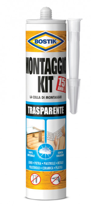 Colla di montaggio Bostik MONTAGGIO KIT Trasparente - 310gr (Default)